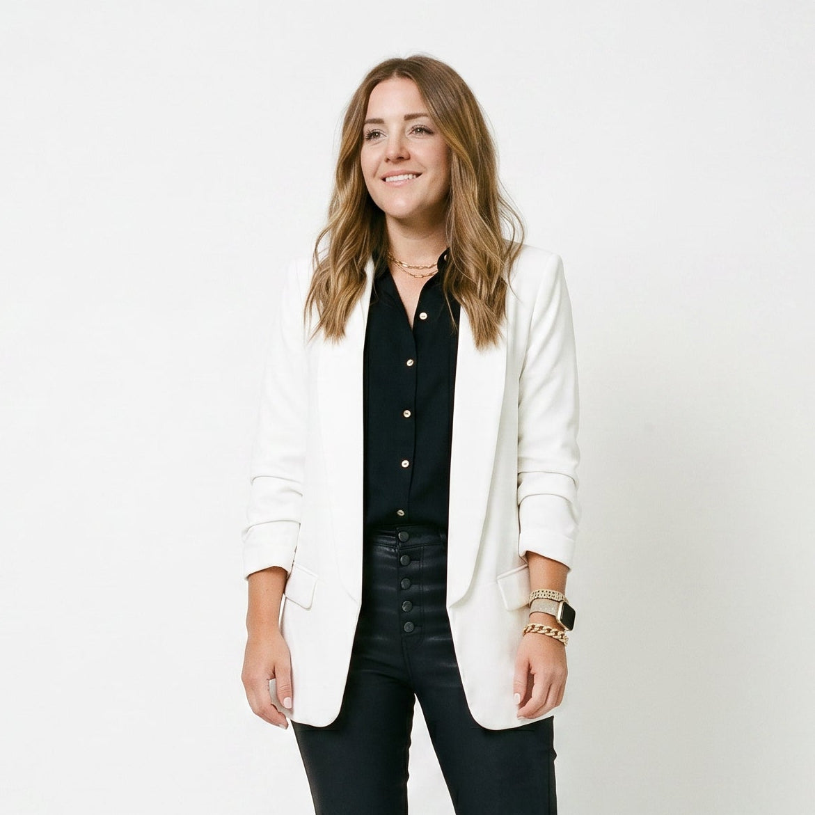 Martina - Elegant Black Blazer for Women