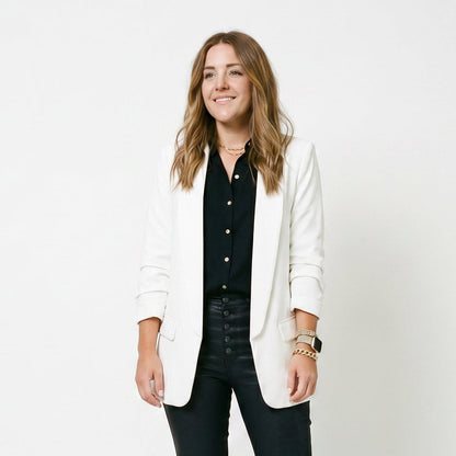 Martina - Elegant Black Blazer for Women