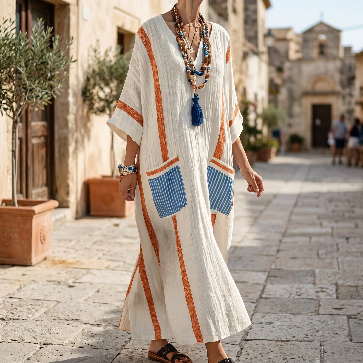 Mia - Airy Elegant Plus Size Summer Dress