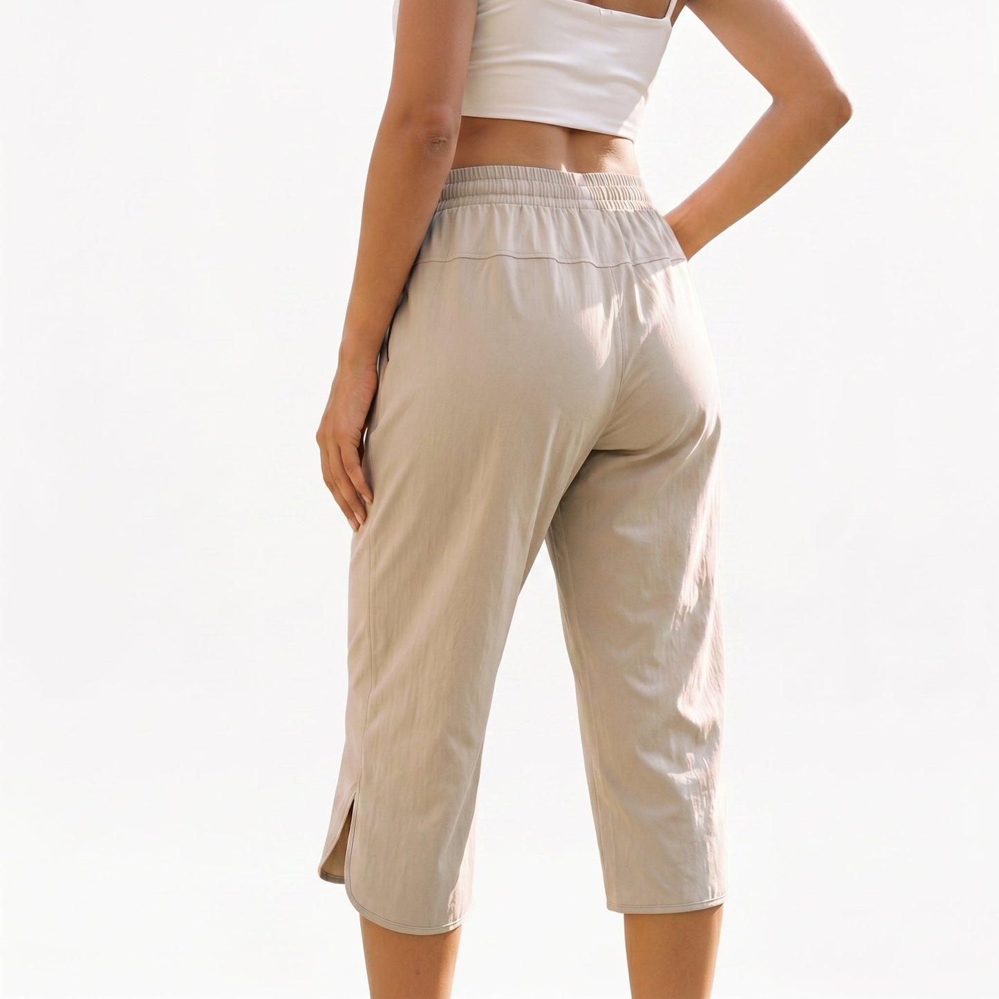 Mia - Lightweight Comfortable Cargo Capris for Ladies