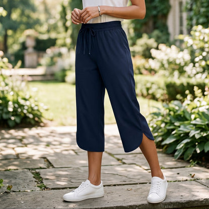 Mia - Lightweight Comfortable Cargo Capris for Ladies