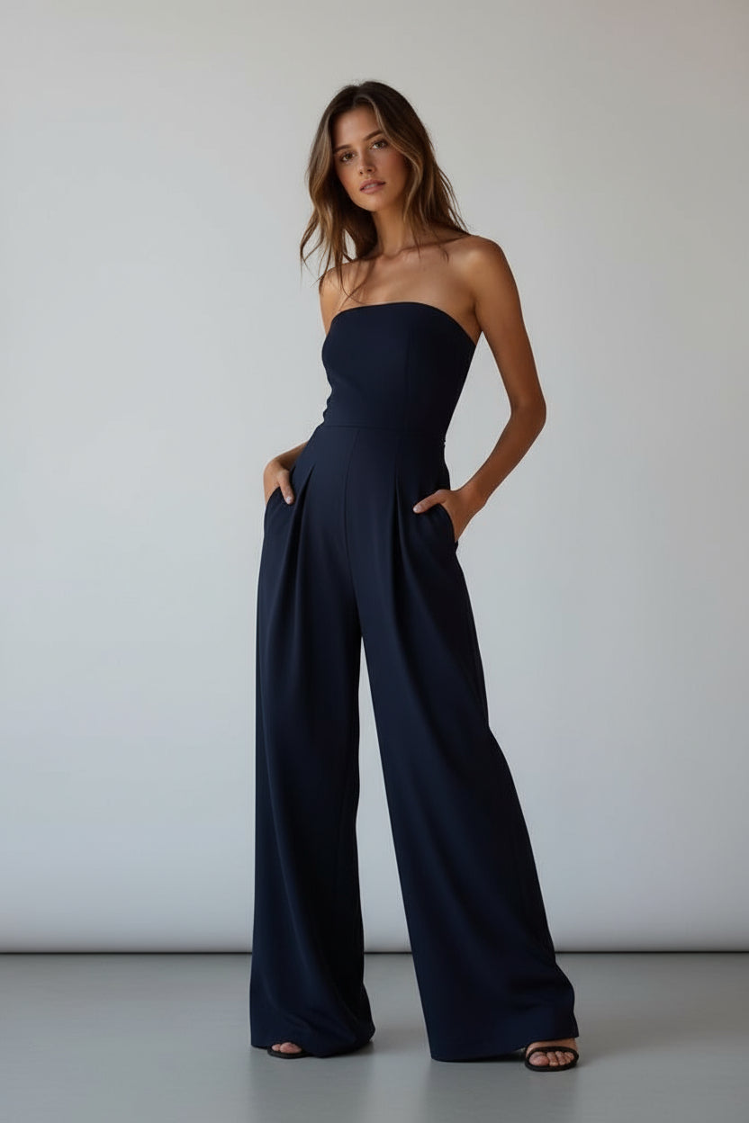 Mia | Elegant Strapless Womens Jumpsuit for Effortless Style