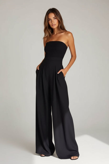 Mia | Elegant Strapless Womens Jumpsuit for Effortless Style