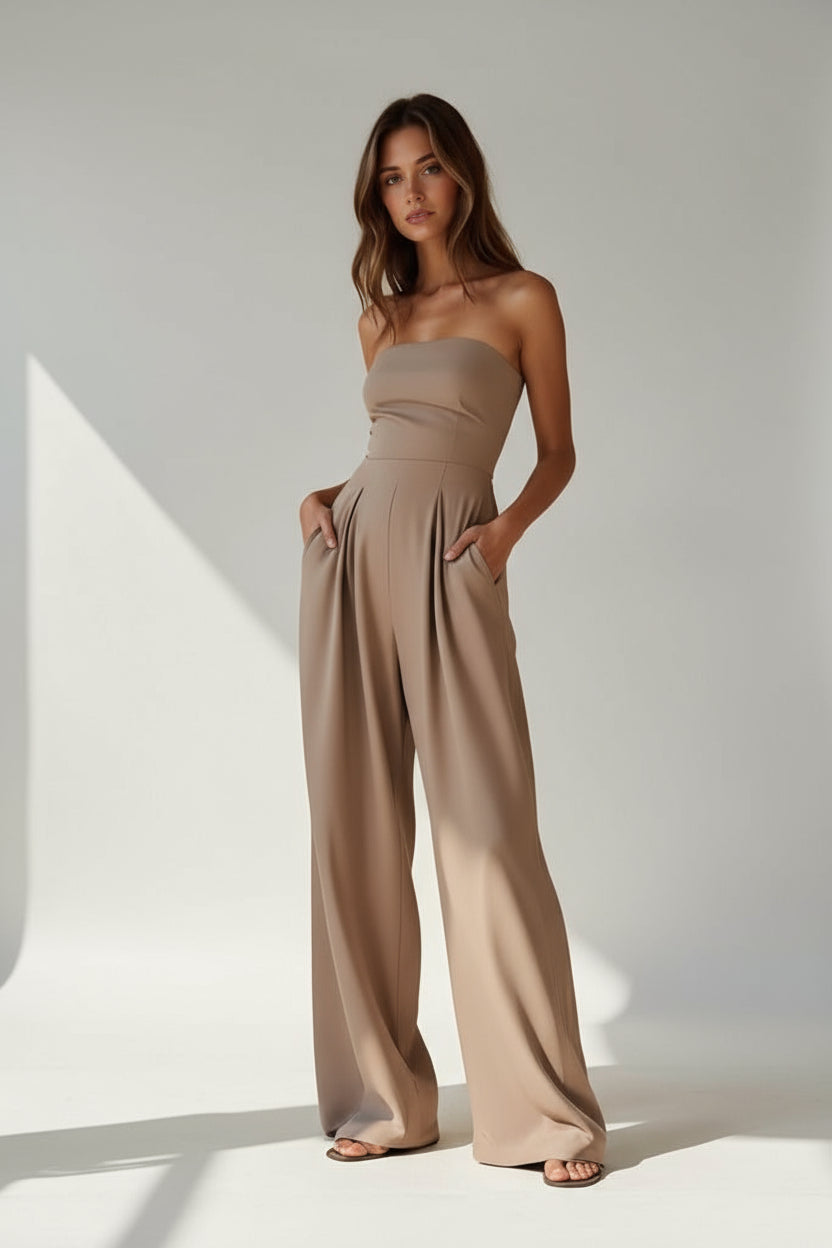 Mia | Elegant Strapless Womens Jumpsuit for Effortless Style