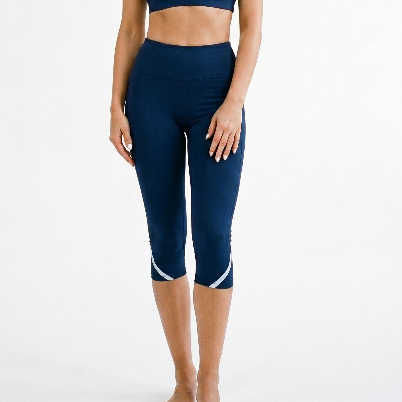 Olivia - Comfortable High Waist Capri Leggings