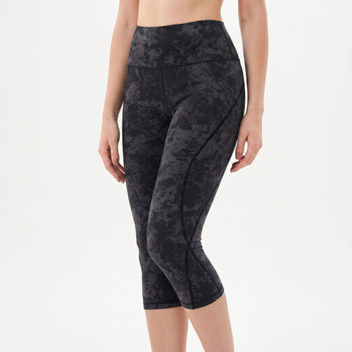 Olivia - High Waisted Tummy Control Capri Leggings With Pockets