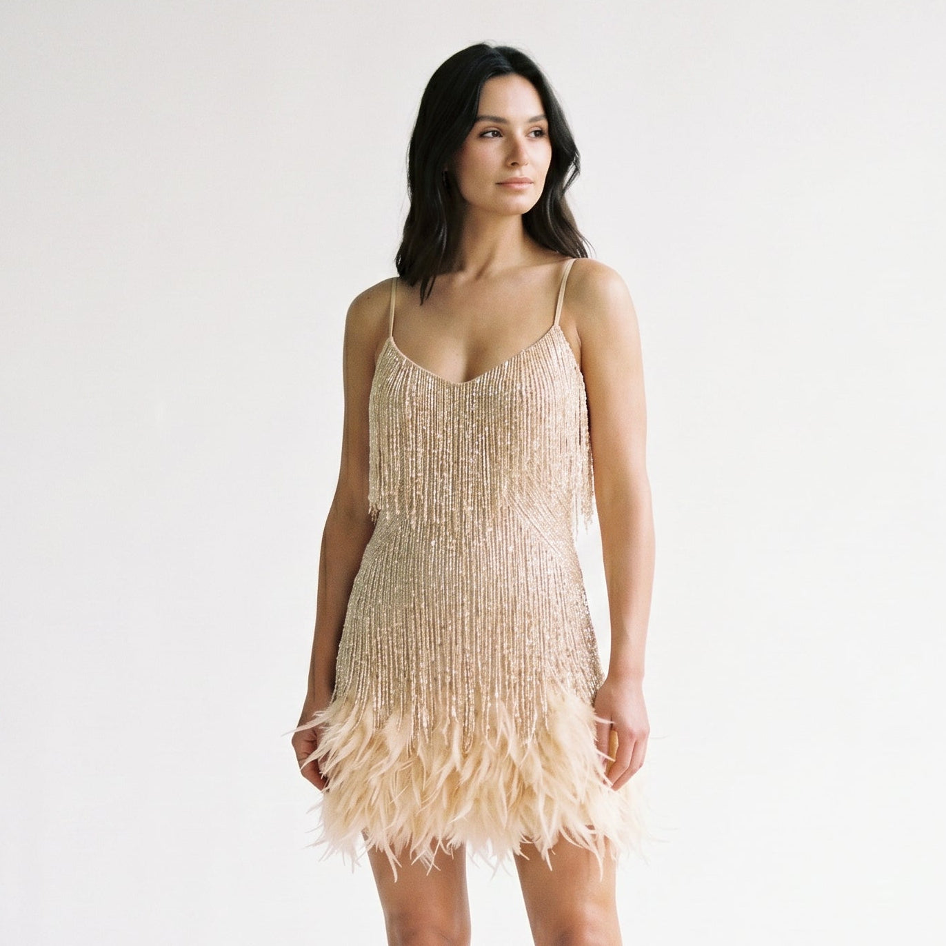 Sabrina - Dazzling Black Cocktail Dress for Parties