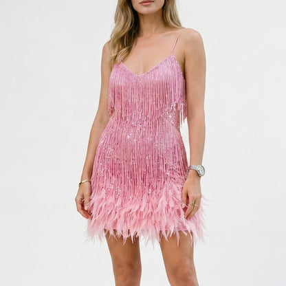 Sabrina - Dazzling Black Cocktail Dress for Parties