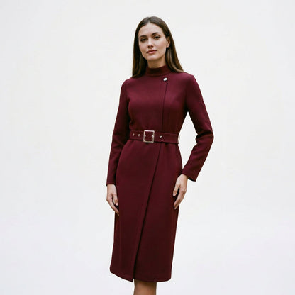 Sabrina - Elegant Black A-Line Dress for Women