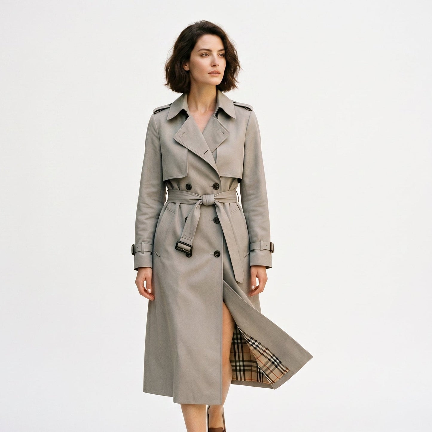 Sophia - Elegant Long Trench Coat for Women