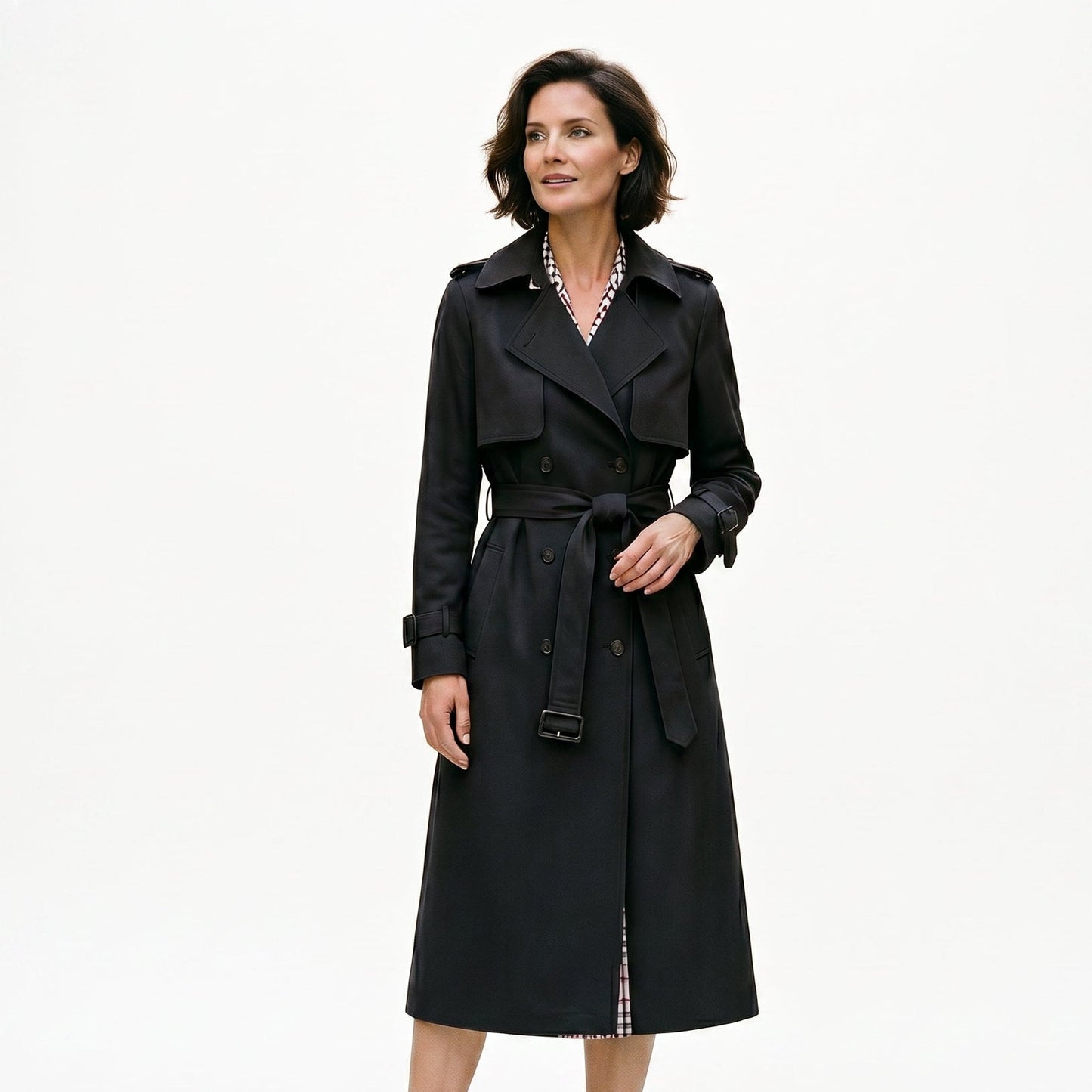 Sophia - Elegant Long Trench Coat for Women