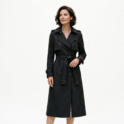 Sophia - Elegant Long Trench Coat for Women