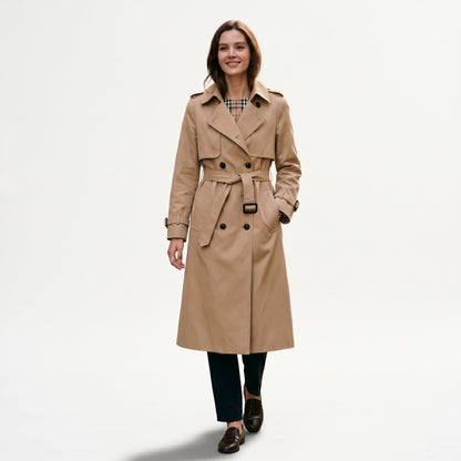 Sophia - Elegant Long Trench Coat for Women