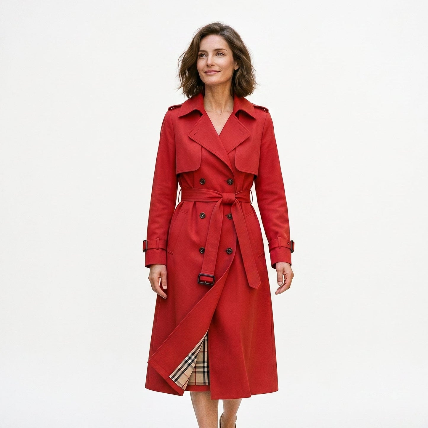 Sophia - Elegant Long Trench Coat for Women