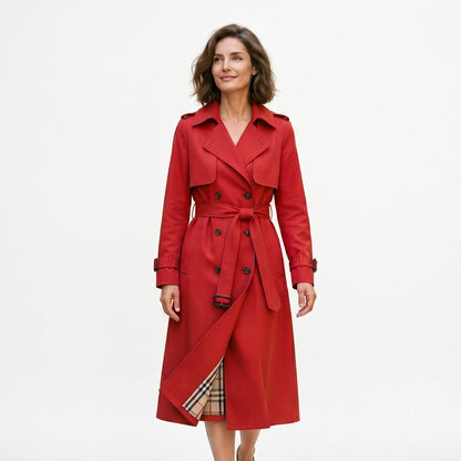 Sophia - Elegant Long Trench Coat for Women