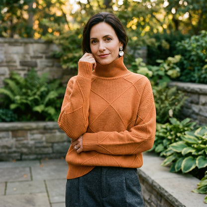 Sophia - Elegant Warm Turtleneck Shirt for Women