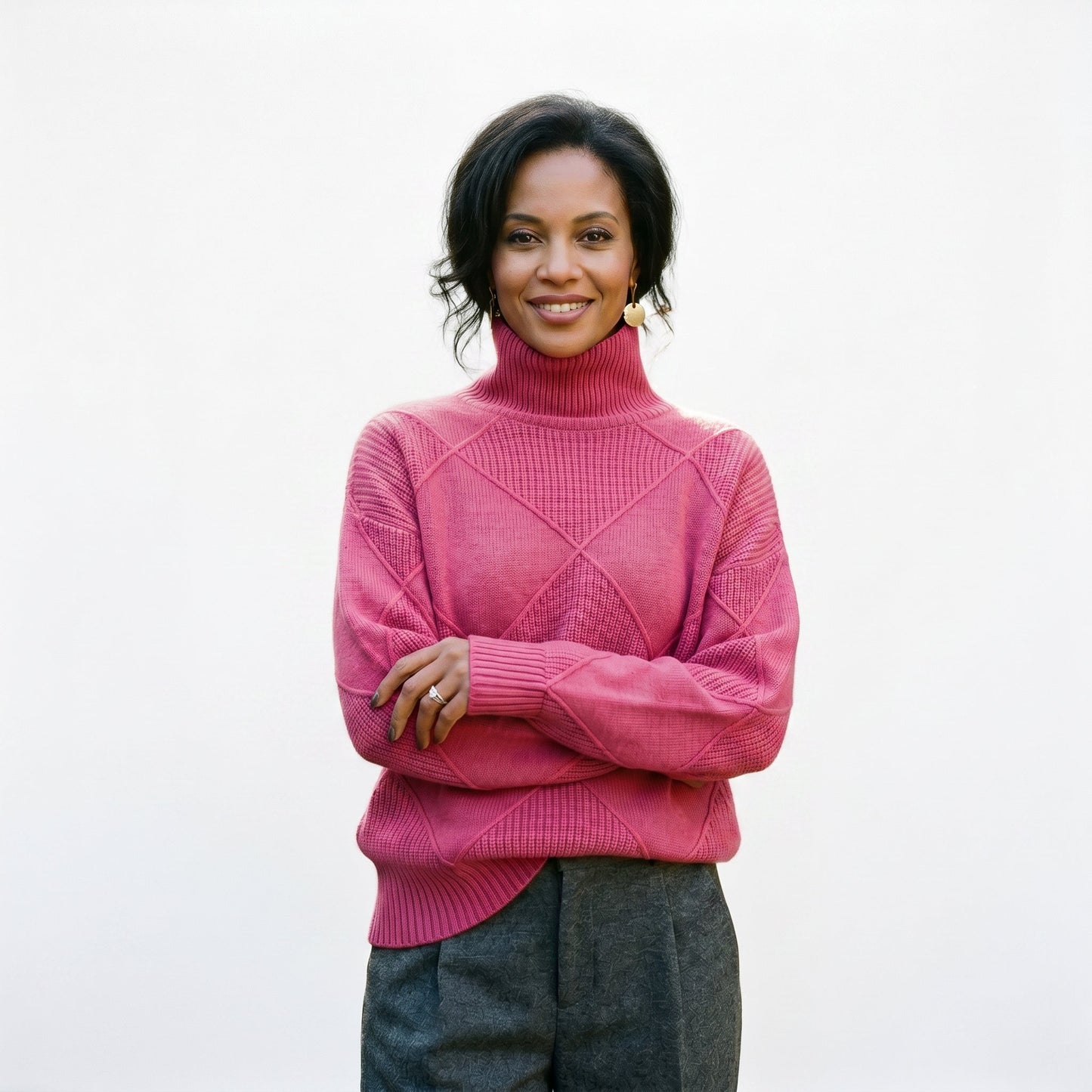 Sophia - Elegant Warm Turtleneck Shirt for Women