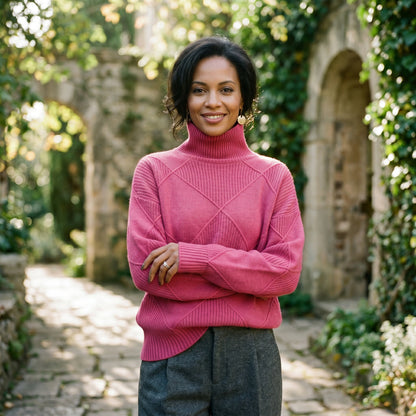 Sophia - Elegant Warm Turtleneck Shirt for Women