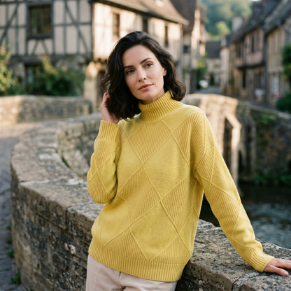 Sophia - Elegant Warm Turtleneck Shirt for Women