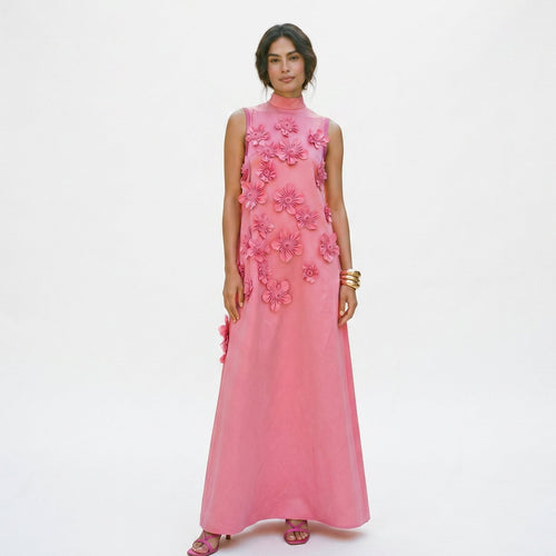 Sophie - Elegant Floral White Maxi Dress for Women