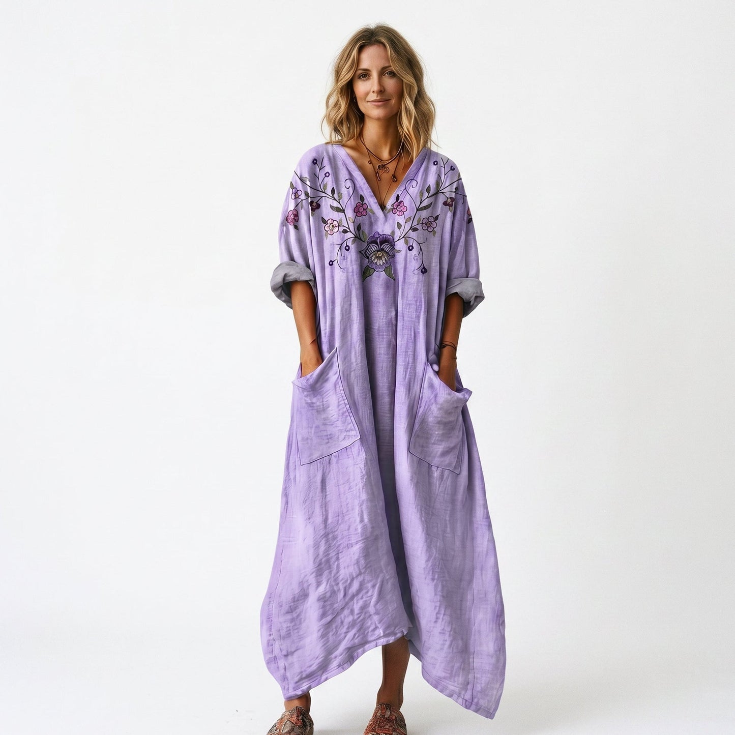 Roxana - Vibrant Bohemian Summer Dress