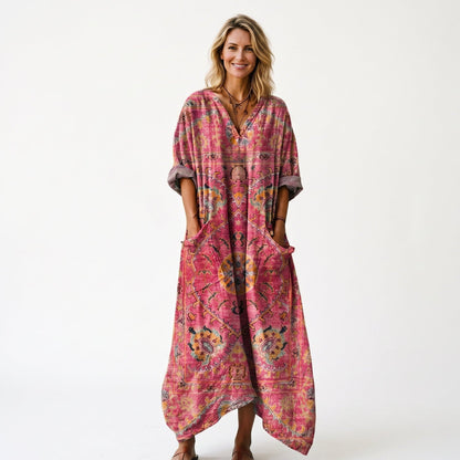 Roxana - Vibrant Bohemian Summer Dress
