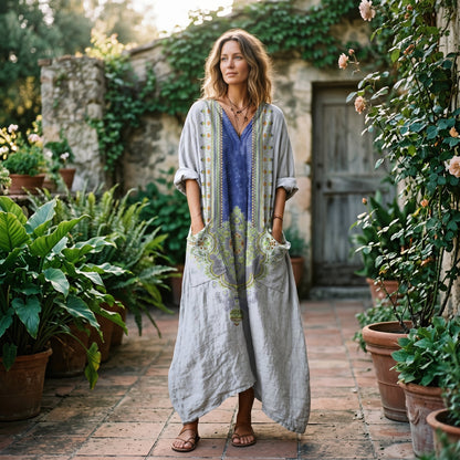 Roxana - Vibrant Bohemian Summer Dress