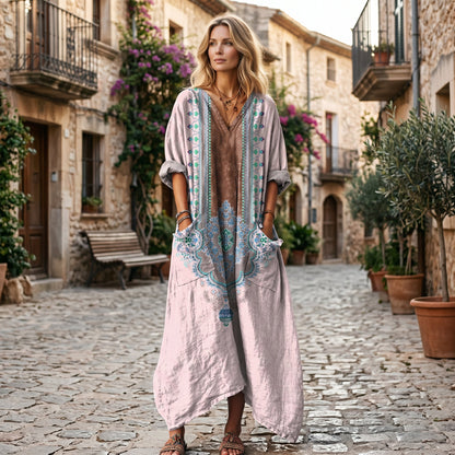 Roxana - Vibrant Bohemian Summer Dress
