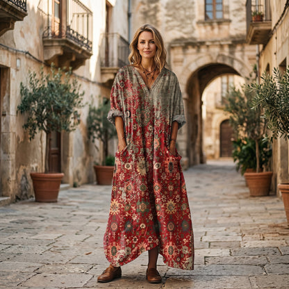 Roxana - Vibrant Bohemian Summer Dress