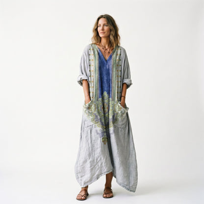 Roxana - Vibrant Bohemian Summer Dress