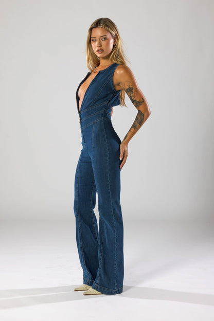 Sophie | Chic Comfortable Denim Jumpsuit for Women