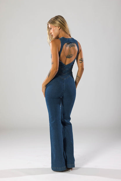 Sophie | Chic Comfortable Denim Jumpsuit for Women